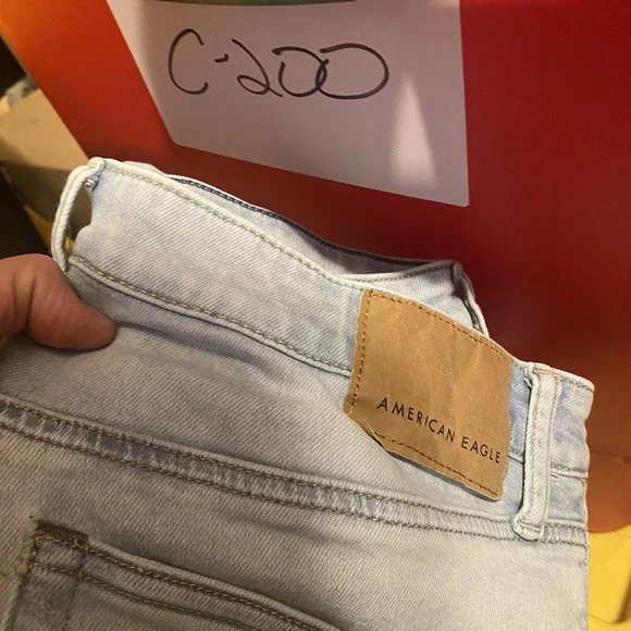 AMERICAN EAGLE AIR-FLEX 360 SLIM FIT JEANS Men's 33x30 Distressed SEE PICS - Picture 14 of 14